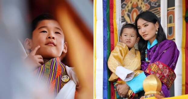 Die königliche Familie von Bhutan. Quelle: dailymail.co.uk