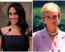 Meghan Markle und Prinzessin Diana. Quelle: Screenshot Youtube