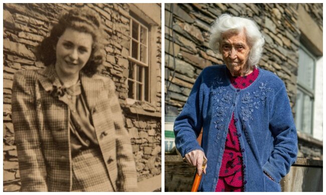 "Meine Festung": Die Britin feierte das 100-jährige Bestehen in dem Haus, in dem sie seit 1921 lebt