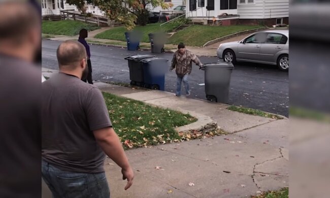 Nachbarschaftsstreit eskaliert: Quelle: Youtube Screenshot