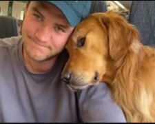 Huxley, der Golden Retriever, wurde viral. Quelle: Youtube Screenshot