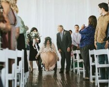 “Wunder bei der Hochzeit”: Ein Mädchen, das nicht laufen kann, kam mit eigenen Füßen zum Altar