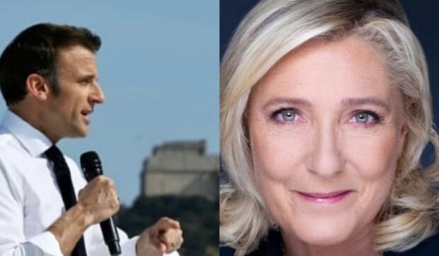 E. Macron, M. Le Pen. Quelle: Screenshot