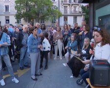 Chaos bei Wohnungsbesichtigung. Quelle: Youtube Screenshot