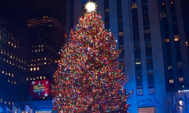 Traditioneller Feiertagsbaum