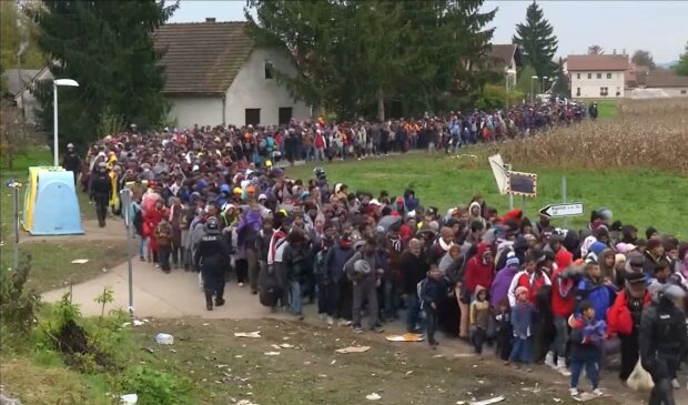 Flüchtlinge in Deutschland. Quelle: Youtube Screenshot