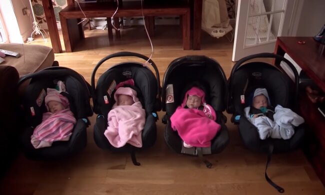 Sechslinge. Quelle: Youtube Screenshot