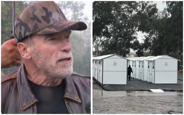 Arnold Schwarzenegger spendete 250.000 € für Häuser für Bedürftige. Quelle: Screenshot Youtube