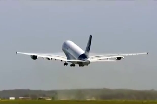 Airbus A-380. Quelle: Screenshot Youtube
