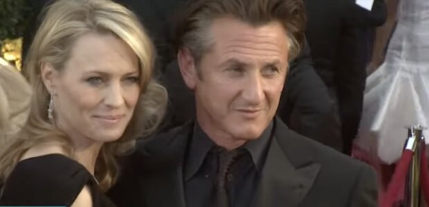 Sean Penn und seine Ehefrau. Quelle: Screenshot YouTube