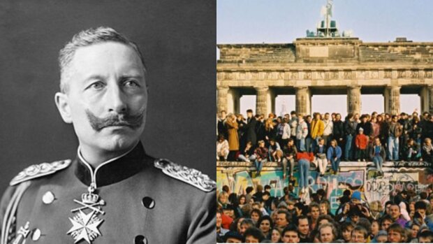 Wilhelm II und Berlin 1989. Quelle: Screenshot