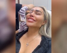 33-Jährige, die ihre Jugend mit Nadeln erkauft. Quelle: Youtube Screenshot
