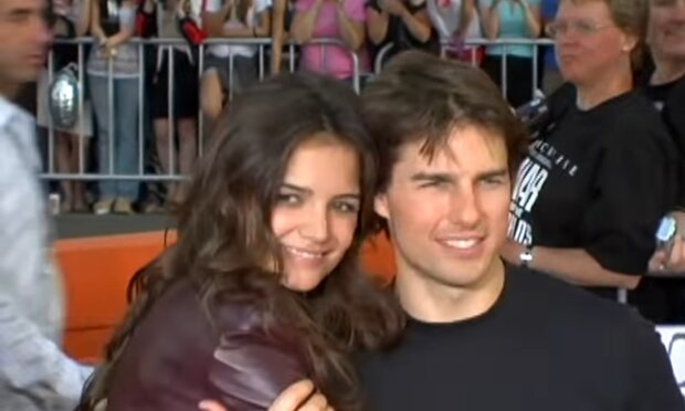 Tom Cruise und Katie Holmes. Quelle: Youtube Screenshot