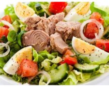 Salat mit Thunfisch und Kohl. Quelle: pinterest.сom