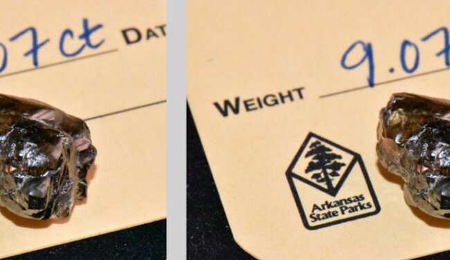 Ein Amerikaner fand im Park einen 9-karätigen Diamanten. Laut Gesetz wird er ihn behalten