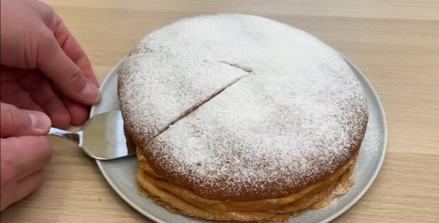 Cremiger Joghurtkuchen. Quelle: Youtube Screenshot