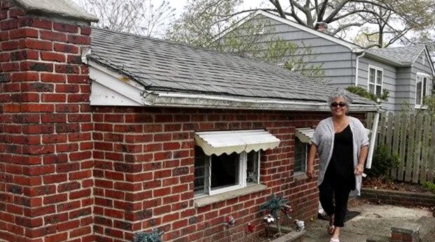 Das neue Zuhause der Frau war nur 1 Meter hoch: Im Inneren fand sie ein Versteck
