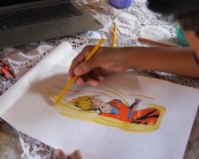 14-jähriger Samuel Andres verkauft seine Zeichnungen. Quelle: Screenshot Youtube