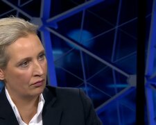 Weidel auf dem Prüfstand. Quelle: Youtube Screenshot