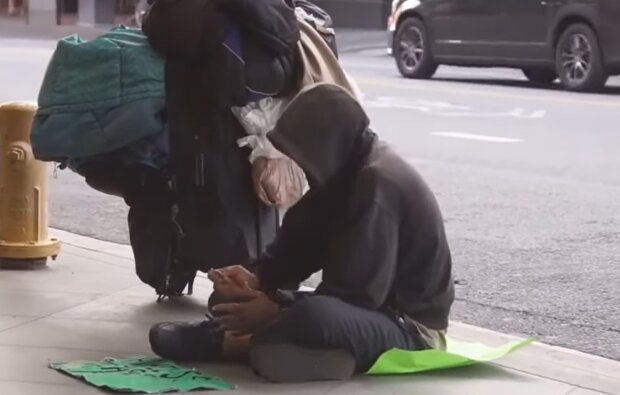 Obdachlose. Quelle: Screenshot Youtube
