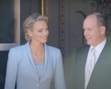 Fürstin Charline und Albert II. Quelle: Screenshot YouTube