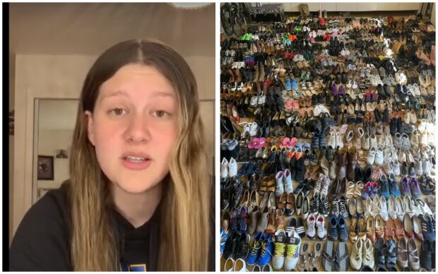 Lindsay sammelt Schuhe für obdachlose Menschen. Quelle: Screenshot Youtube