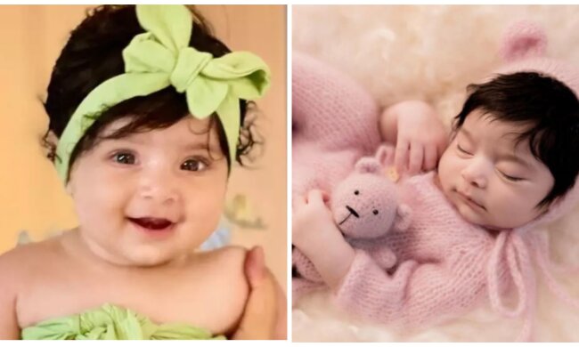 Ungewöhnliches neugeborenes Mädchen. Quelle: Screenshot