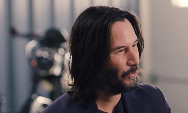 Keanu Reeves. Quelle: YouTube Screenshot