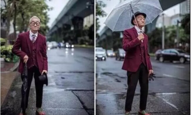 Wie der Enkel einen 85-jährigen Landwirt in einen stilvollen Mann verwandelte