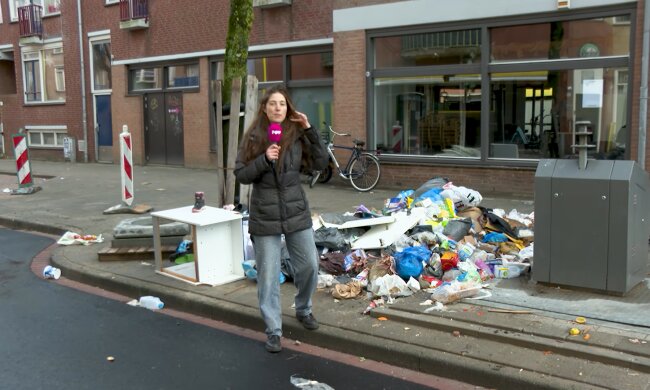 Straßen voller Müll, Anwohner voller Wut. Quelle: Youtube Screenshot