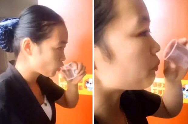 Haushälterin trank Wasser aus der Toilette, um zu zeigen, wie gut sie ihre Arbeit machte