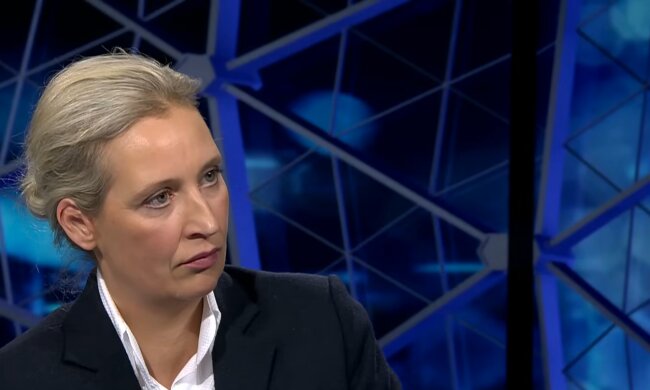 Weidel auf dem Prüfstand. Quelle: Youtube Screenshot