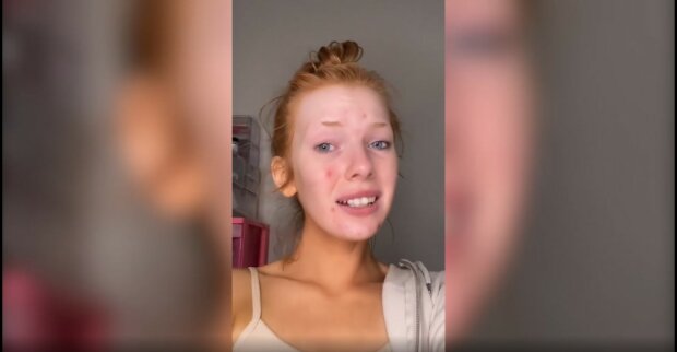Frau vor dem Make-up. Quelle: Youtube Screenshot