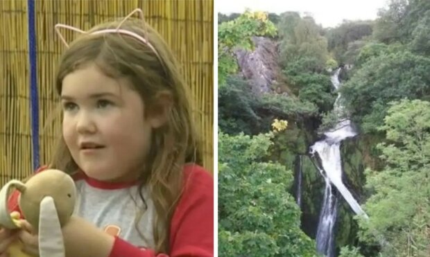 In Großbritannien stürzte ein sechsjähriges Mädchen in einen Wasserfall und überlebte