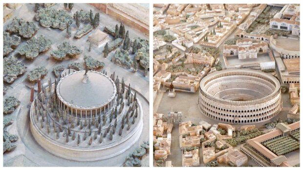 Ein Modell des alten Roms. Quelle: Screenshot