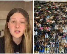 Lindsay sammelt Schuhe für obdachlose Menschen. Quelle: Screenshot Youtube