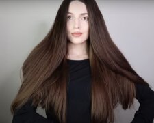 Dicke und lange Haare. Quelle: Screenshot YouTube