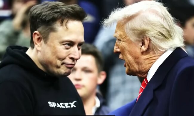 Trump gegen Musk. Quelle: Youtube Screenshot
