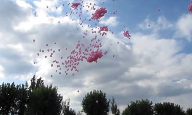 Luftballons. Quelle: YouTube Screenshot