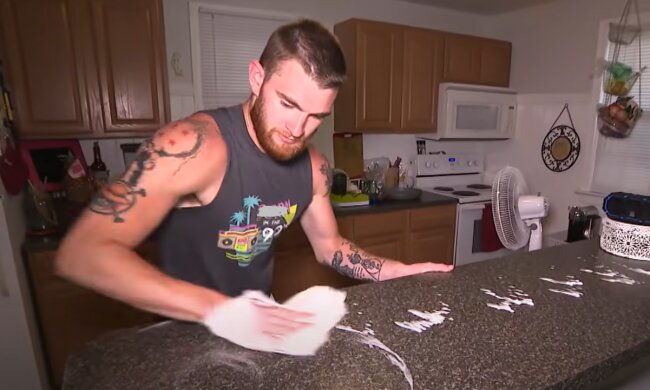 Ein aufrichtiger Fan der Sauberkeit. Quelle: Screenshot YouTube