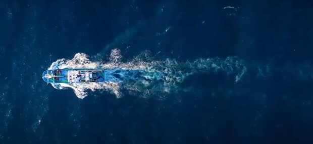 Der Ozean.  Quelle: Screenshot YouTube