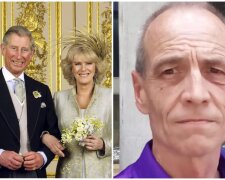 Prinz Charles und Camilla Parker-Bowles und Simon Dorante-Day. Quelle: Screenshot Youtube