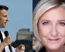 E. Macron, M. Le Pen. Quelle: Screenshot