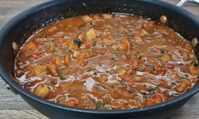 Ungarische Gulaschsuppe. Quelle: Youtube Screenshot