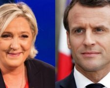 Emmanuel Macron und Marine Le Pen. Quelle: Screenshot