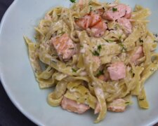 Lachs Pasta. Quelle: Youtube Screenshot