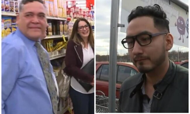 Augenzeugen einer guten Tat. Quelle: Screenshot