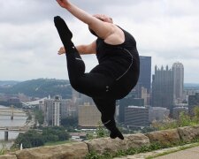 Wahre Talente: Plus-Sized Typ tanzt Ballett