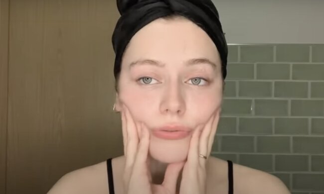 Gesichtspflege.Quelle: Screenshot YouTube