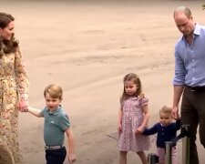 Prinz William und Kate Middleton mit ihren Kindern. Quelle: YouTube Screenshot